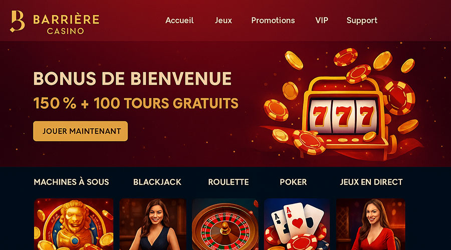 Barrière Casino en ligne